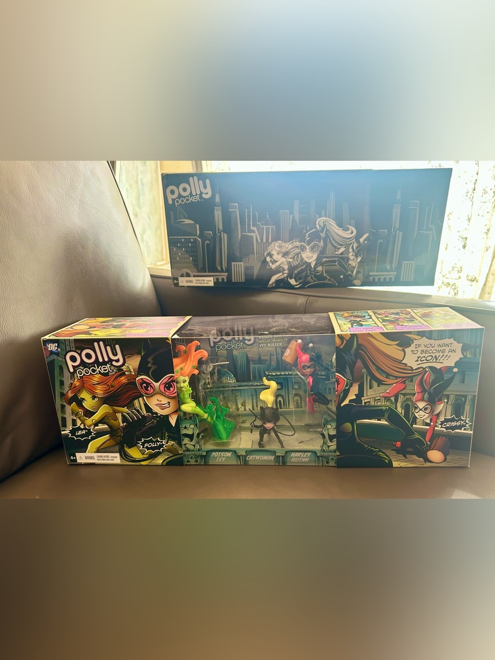 2012 San Diego Comic-Con Polly Pocket DC Villains Action Figure Set *RARE*